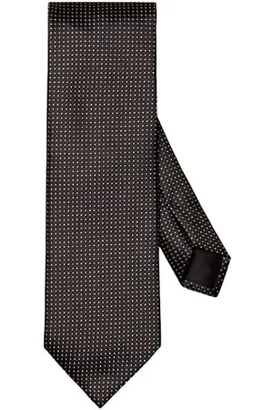 Eton Men Neckties - Pin-Dot Evening Silk Tie