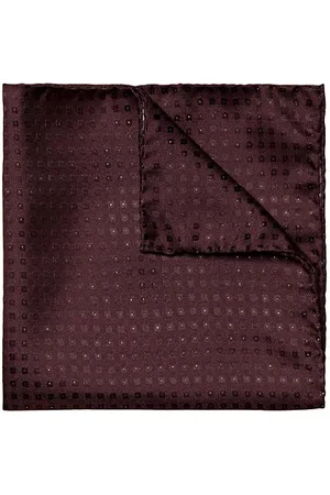 Eton Lurex Dot Silk Pocket Square