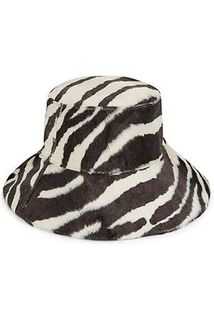 Max Mara Street Zebra-Print Bucket Hat