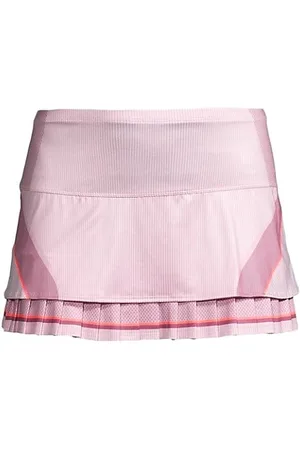 K-Swiss Women Mini Skirts - Plum & Soft Berry Layered Tennis Miniskort