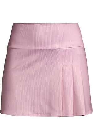 K-Swiss Women Mini Skirts - Plum & Soft Berry Pleated Tennis Miniskort