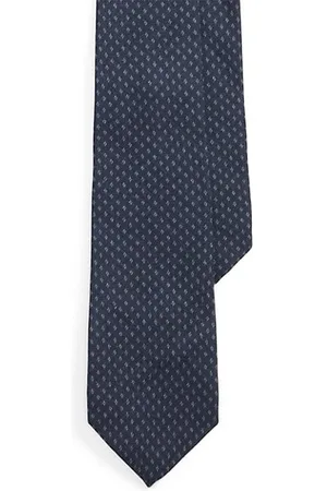 Ralph Lauren Dotted Cashmere & Silk Tie