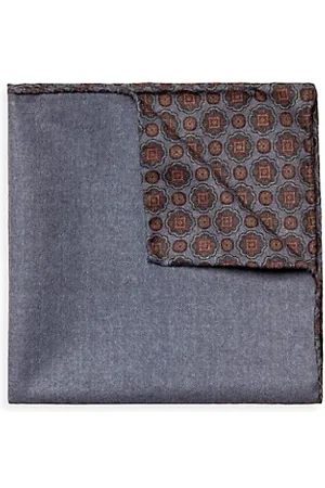 Eton Double-Sided Wool Pocket Square