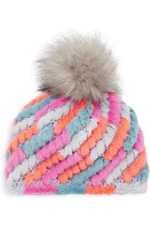 JOCELYN Hats - Pineapple Multicolor Faux Fur Hat