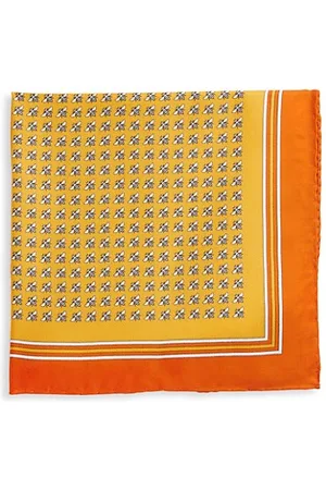 Saks Fifth Avenue Men Pocket Squares - COLLECTION Bee Print Pocket Square