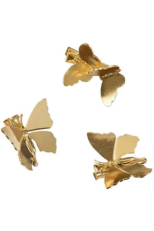 LELET NY Hair Accessories - 3-Piece Allegra Butterfly Clip Set
