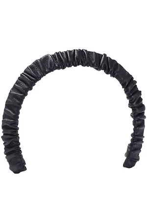 LELET NY Headbands - Ruched Leather Headband