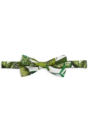Saks Fifth Avenue Men Bow Ties - COLLECTION Jungle Print Silk Bow Tie