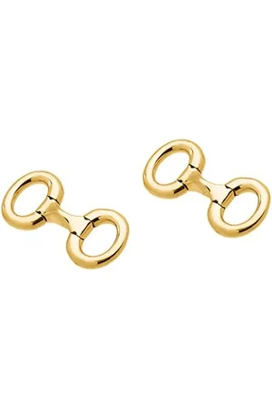 Tane 18K Yellow Gold Double Cufflinks with Spring