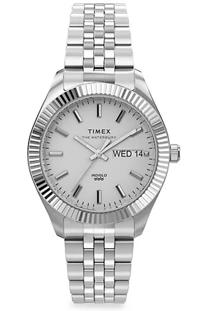 Timex Waterbury Legacy Boyfriend Stainless Steel Bracelet Watch