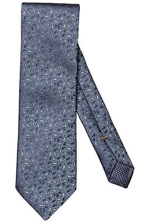 Eton Men Neckties - Micro Paisley Jacquard Silk Tie