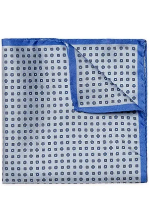 Eton Men Pocket Squares - Printed Silk Pocket Square