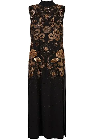 AllSaints Women Dresses - Harper Beaded Floor-Length Dress
