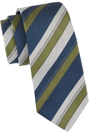 Kiton Stripe Silk Tie