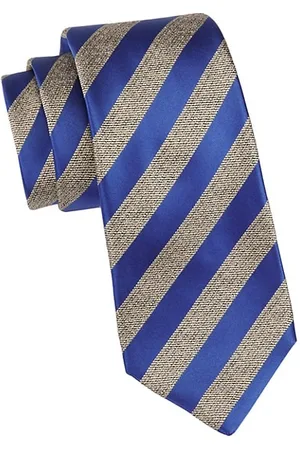 Kiton Men Neckties - Stripe Silk Tie