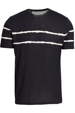 Saks Fifth Avenue Men Short Sleeve - COLLECTION Stripe Tie-Dye T-Shirt