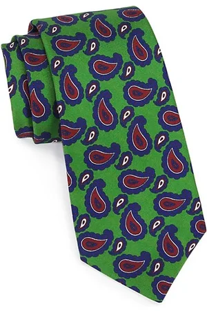 Kiton Men Neckties - Paisley Print Tie