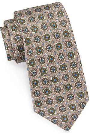 Kiton Mosaic Silk Tie