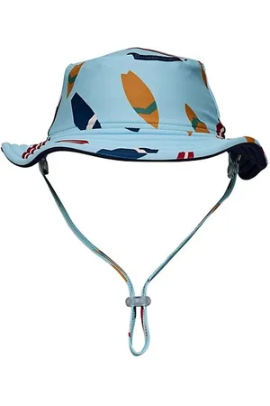 Snapper Rock Boys Hats - Boy's Retro Surf Reversible Bucket Hat