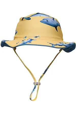 Snapper Rock Baby Boy's & Little Boy's Sunrise Shark Reversible Bucket Hat