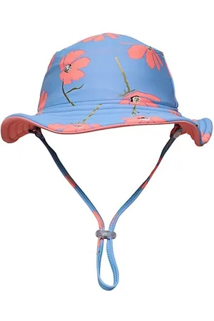 Snapper Rock Girls Hats - Little Girl's & Girl's Beach Bloom Reversible Bucket Hat