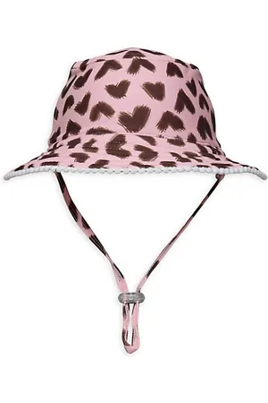 Snapper Rock Little Girl's Wild Love Reversible Bucket Hat