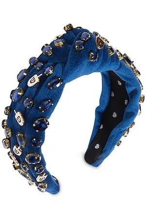 Lele Sadoughi Headbands - Crystal Dreidel Knotted Headband