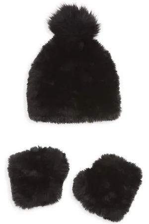 JOCELYN Gloves - Faux Fur Beanie & Mittens Set