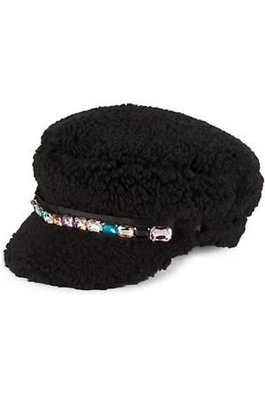 JOCELYN Girls Hats - Little Girl's & Girl's Imitation Pearl Faux Sherpa Hat