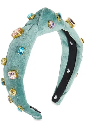 Lele Sadoughi Girls Headbands - Little Girl's Crystal-Embellished Velvet Knotted Headband