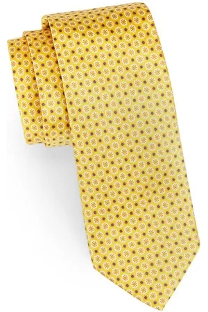 CANALI Men Neckties - Silk Floral Tie