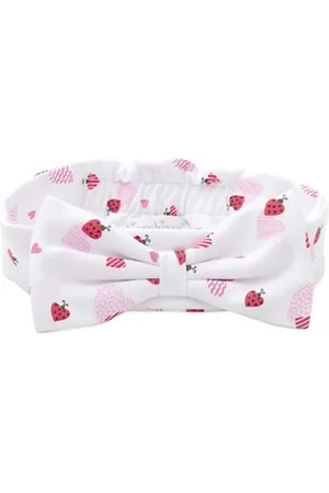 Kissy Kissy Girls Headbands - Girl's Heart Print Cotton Headband