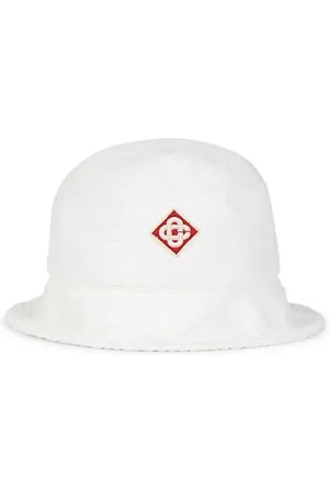 Casablanca Embroidered Logo Patch Bucket Hat