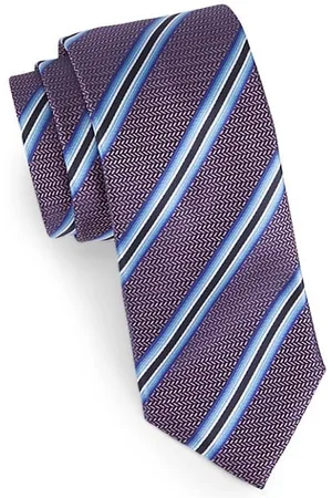 CANALI Men Neckties - Striped Silk Tie
