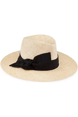 Raffaello Bettini Hats - Harper Straw Wide-Brim Fedora