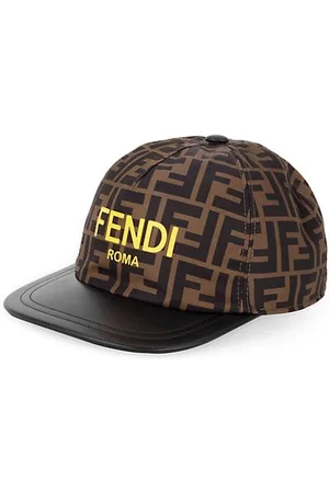 Fendi Little Kid's & Kid's FF Logo Baseball Cap