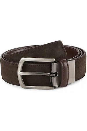 Saks Fifth Avenue Men Belts - Reversible Leather & Suede Belt