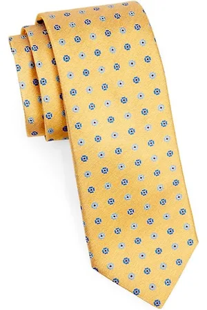CANALI Men Neckties - Medallion Silk Tie