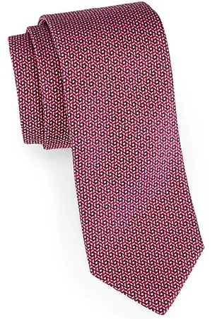 CANALI Men Neckties - Geometric Silk Tie