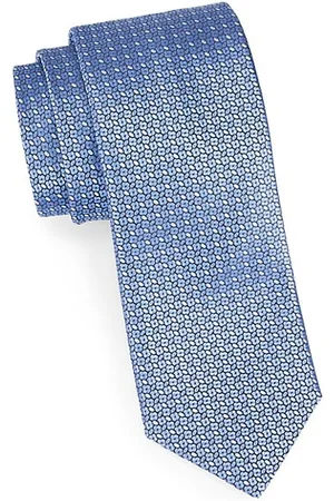 CANALI Men Neckties - Neat Silk Tie