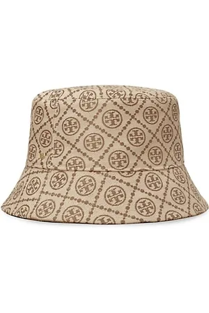 Tory Burch Hats - Double T Monogram Short-Brim Bucket Hat
