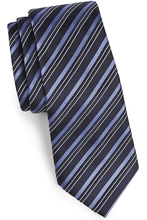Emporio Armani Men Neckties - Stripe Jacquard Silk Tie
