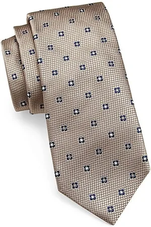 Brunello Cucinelli Men Neckties - Geometric Silk Tie