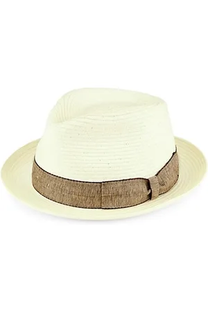 Saks Fifth Avenue COLLECTION Paper Fedora