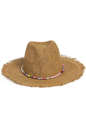 Hat Attack Beaded Straw Rancher Hat