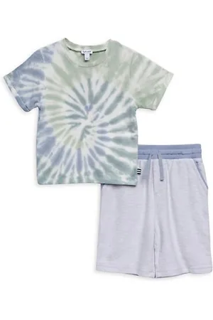 Splendid Boys Neckties - Little Boy's Tie-Dye T-Shirt & Shorts Set