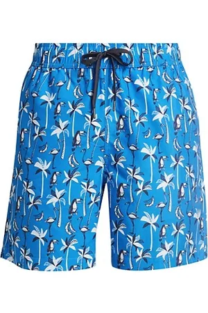 Saks Fifth Avenue Men Swim Shorts - COLLECTION Tropical Birds Swim Shorts