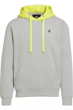 Yellow g star hoodie cheap