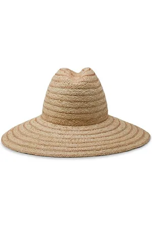 GIGI BURRIS MILLINERY Requiem Zig Zag Staw Fedora