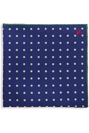 ISAIA Men Pocket Squares - Polka Dot Silk Pocket Square